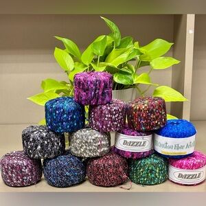 Lot of 13 Trellis Ladder Yarn / Ladder Yarn Bundle - Multicolor.